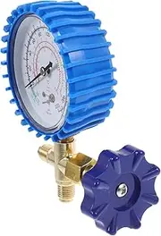 ETHZZLE Recharge Gauge for Car and Air Conditioning High Precision Filling Tool for Automotive Repairs Essential Recharge Kit for Technicians Accurate Pressure Measurement and Efficient