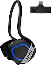 Wireless Gaming Headphones for PS5, PS4, PC, Nintendo Switch, Computer with mic - Playstion 5, Switch Wireless Gaming Headset with Detachable & Adjustable Microphone - On-Ear, Foldable