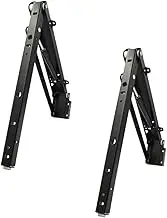 Alipis 1Pair Conceal Wall Chair Hinge for Shoe Changing Stool Cold Rolled Accessories for Entryway Furniture Garage Kitchen and Bathroom Easy Installation Strong