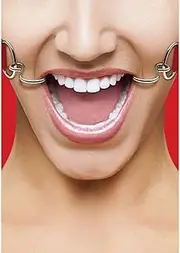 Ouch! Hook Mouth Gag, Red
