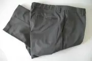 Greg Norman Tasso Elba Mens Core Flat Front Heathered Pants Gray Sz 34x32 - NWT