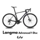 【GIANT】Liv LANGMA ADVANCED 1 DISC 女性極速公路自行車 2024