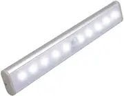LED Motion Sensor Cabinet Closet Wall Light, Wireless Motion Sensor 10 LED Night Light Bar, AAA Battery Operated（White Light）