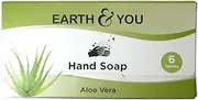 [Earth & You] Foaming Hand Soap Tablets (6 Pack) – Natural Hand Wash Refill for Foaming Dispensers – Cleansing & Moisturizing – Compostable & Recyclable Packaging (Aloe Vera)