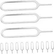 TEHAUX 500pcs Creative Sim Removers Eject Tool for Mobile Devices Durable Plated Pins for Safe Sim Tray Extraction and Easy Ejecting Lightweight and Reliable