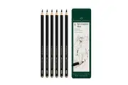 Faber-Castell: Pitt Graphite Matte Pencil - Tin of 6
