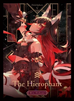 VTuber hololive tarot Ookami Mio doujin Card Sleeve Protector