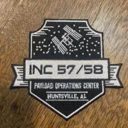 Authentic Increment 57/58 - ISS Mission - Payload Operations & Integration Patch