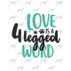 Love is a 4 legged word: Weekly Planner 2020 January through December Perfect Gift for Dog Owners Calendar Agenda Scheduler and Organizer Dog L