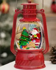 Santa Claus Snow Globe Christmas Decorations, Musical Lighted Christmas Snow Glo