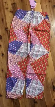 Peter Alexander Ladies Wonder Woman Cotton PJ Pyjama Pants - Size S BNWT