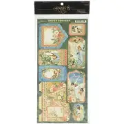 GRAPHIC 45 ~ JOY TO THE WORLD ~ Tags & Pockets ~ 2 Sheets