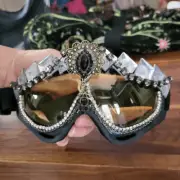 Hand Made Burning Man Goggles Bohemian Ice Mountain