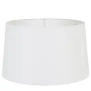 XXL Drum Lamp Shade (20x18x12 H) - Textured Ivory - Linen Lamp Shade - ELSZ201812IVEU