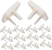 KICHOUSE 45pcs Childproof Socket Protectors Outlet Covers Electrical Outlet Safety Covers for Home