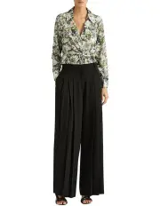 [David Lawrence] Bart Wide Leg Pant in Black