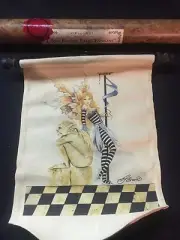 RARE Amy Brown Faery Fanions ~ Canvas Fairy Hanging Banner - Original #1&14