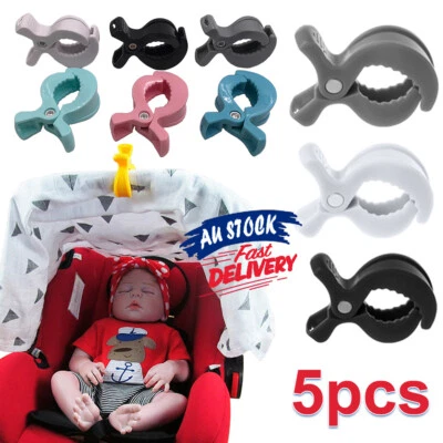 5X Hook Stroller Peg Car Seat Cover Clips Plastic Blanket Clip Pram Pegs Toy Hot