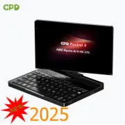 GPD Pocket 4 Mini PC Portable Handheld Ultra Compact PC AMD AI 9 HX370 32GB+ 2TB
