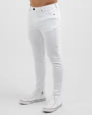 [Lucid] Lucid Men's Anonymous Jeans in White Size 34 34 White