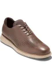 Men's Shoes Cole Haan 2.ZEROGRAND LASER WING Leather Oxfords C39958 LAVA