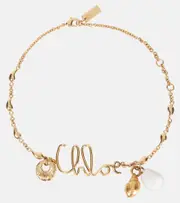 [Chloe] Chloé Chloé Shells chain necklace One Size gold