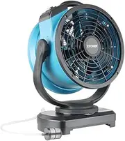 XPower Misting Fan Outdoor Cooling Oscillating Heavy Duty Powerful High Velocity Ideal for Camping Patios Picnics & More (FM-88W)