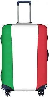 [FSCEV] Italian Flag Trolley Suitcase Protective Cover Business Travel Luggage Protector Fashion 18"-32", white, M