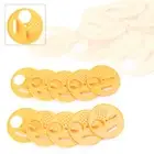 12x Plastic Beekeepers Bee Hive Nuc Box Entrance Gates Beekeeping Tool Yellow as