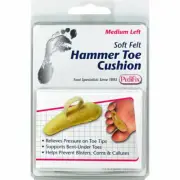 New PediFix Hammer Toe Cushion Felt Supports Bent-under Toes Reliever Pressure