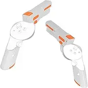 Geekria VR Game Gun Controller Cover Compatible with Meta Quest 3, Enhanced FPS Games Reality Holding Feels, Hard Shell Anti Slip Handle Attachments (1 Pair)
