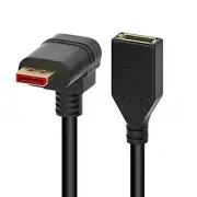 8K@60Hz 90 Degree Displayport 1.4 Extension Cable Male to Female Right Angle ...
