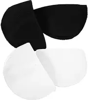 [Beatifufu] 2 Pairs Shoulder Pads Women Nipple Covers Stickers Clear Bra Straps Self Adhesive Bra Strapless Bandeau Bra Clothing Tape Double Sided Strapless Bra Backless Bra Sponge