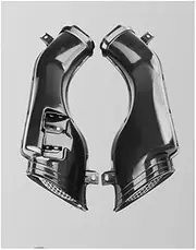 Motorcycle Air Intake Tube Duct Cover Fairing Compatible with GSXR600 GSXR 600 2001 2002 2003 K2 GSXR1000 GSXR 1000 2001 2002 K1 (Size : Black Colour)
