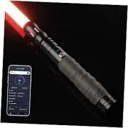 Dueling Light Sabers Motion Control Lightsaber with 16 Sounds Fonts - Black