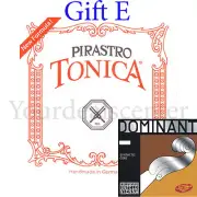 Tonica Violin String Set Steel E Loop/ Gift Dominant E