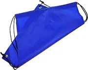 SOESFOUFU Drawstring Backpack Bag for Men Polyester Cord Bag for Sports Gym Travel and Outdoor Activities Capacity and Versatile Carrying Options Blue