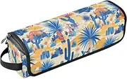 Beauty Cactus Hair Tools Travel Bag with Iron Mat Waterproof Flat Curling Irong Travel Organizer for Flat Irons, Straighteners, Curling Irons Hair Accessories Organizer