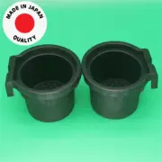 2PCS Black Insert Liner Cup Holder fit 2005-2019 Nissan Frontier Xterra Console