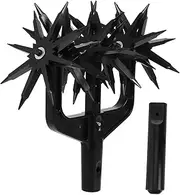 YARNOW 1set Garden Soil Cultivator Tool Spikes Versatile Rotary Cultivator for Deep Plowing and Soil Aeration for Lawn and Garden Maintenance