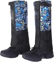 Children's Outdoor Anti-Soaking Leggings Adjustable Unisex Breathable Leggings Snow Gaiters Outdoor Mountaineering Leggings,TPU Buckle Strap,for Snowshoeing Mountaineering