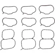MS19739 Mahle Set Intake Manifold Gaskets for Kia Sedona Sorento Santa Fe 10-12