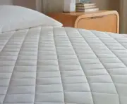 SAATVA Queen Size Mattress Pad Cover Organic Cotton NEW IN BOX - Retail is $265