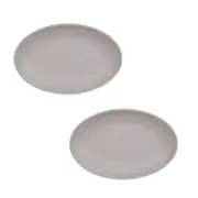 White Magic Eco Basics Soap Dish Set Of 2 - Charcoal
