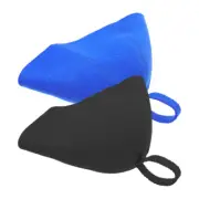 2 Pcs Wool Felt Shower Cap Bathing Caps Sauna Hat Breathable