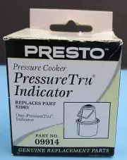 PRESTO PRESSURE COOKER PRESSURE TRU INDICATOR #09914 -NEW