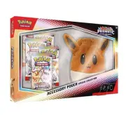 Pokemon TCG: Prismatic Evolutions Accessory Pouch Special Collection Box In Hand