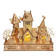 3D Wooden Halloween House Puzzle