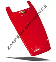NEW HONDA TRX250R FIGHTING RED PLASTIC STOCK TYPE SMOOTHY HOOD TRX 250R