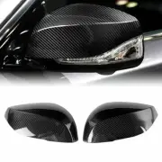 2Pcs Real Carbon Fiber Side View Mirror Cover Caps For 2014-2024 INFINITI Q50